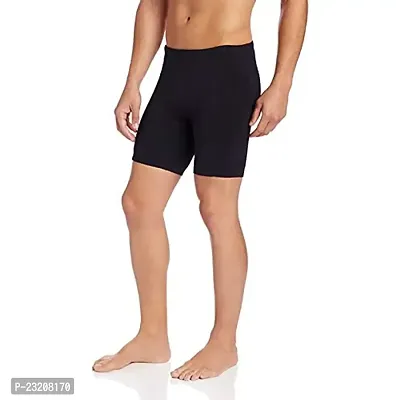 Shourya Trader Men's Skin Tight Shorts for Gym, Running, Cycling, Swimming, Basketball, Cricket, Yoga, Football, Tennis, Badminton and Many More Sports Color - Black