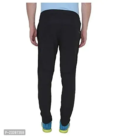 Go Quality Men's Regular Fit Track Pants Black-thumb2