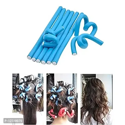 Zhunmun Self Holding Hair Curling Flexi Rods Roller Hair Sticks (Pack of 10)-thumb2