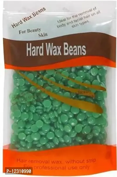 Red Ballons Hard Wax Bean -Women and men Hair Removal Hard Body Wax Beans for Face, Arm, Legs Hard Wax Beans No Strip Depilatory Pellet Waxing Bikini Hair Removal Brazilian Beans Green apple (100 gms)