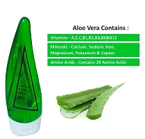 Zhunmun Alovera Gel Tube 99% Pure Aloe Vera Gel- Multipurpose for Skin and Hair Moisturizing (130 ml)-thumb1