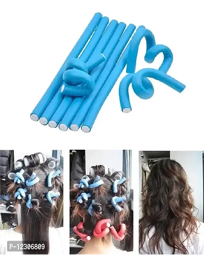 Zhunmun Self Holding Hair Curling Flexi Rods Roller Hair Sticks (Pack of 10)-thumb2