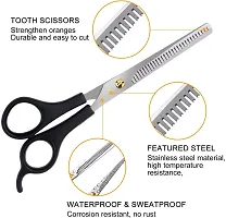 Zhunmun Complete Professional Hair Cutting Scissors 2 Scissor Teeth And No Teeth With Comb Teeth Shears,Hair Combs-thumb3