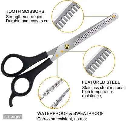 Zhunmun Complete Professional Hair Cutting Scissors 2 Scissor Teeth And No Teeth With Comb Teeth Shears,Hair Combs-thumb4