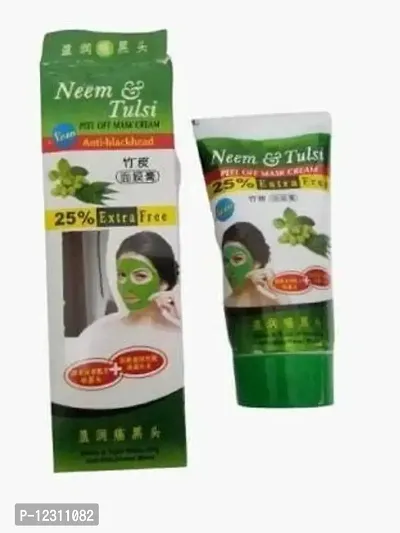Zhunmun Neem & Tulsi whitening anti blackhead peel off Mask Cream Anti Blackhead  (100 g)