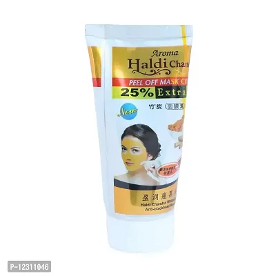 Zhunmun Haldi Chandan whitening anti blackhead peel off Mask Cream Anti Blackhead??(100 g)-thumb2