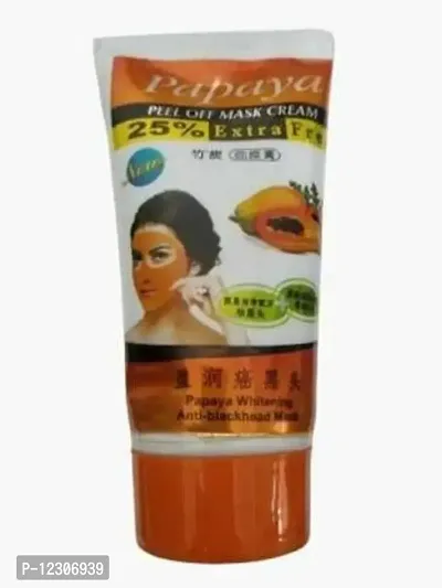 Red Ballons Papaya whitening anti blackhead peel off Mask Cream Anti Blackhead??(100 g)-thumb2