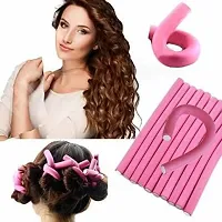 Zhunmun Hair Curling Flexi Rod Magic Hair Foam Rollers Soft Twist Hair Curler Rods for Your Hair Without Heat Curly Hairstyle Hair Curler (Multicolor)-thumb2
