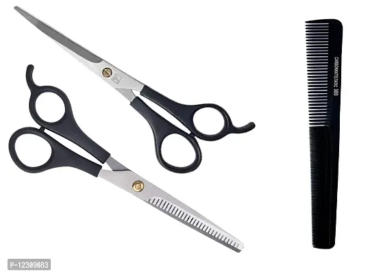 Zhunmun Complete Professional Hair Cutting Scissors 2 Scissor Teeth And No Teeth With Comb Teeth Shears,Hair Combs