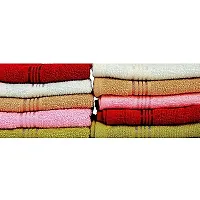 Zhunmun Super Soft Fresh 100% Cotton Face Face Towel Plain, Handkerchiefs (12 Pieces_Multi Color)-thumb3