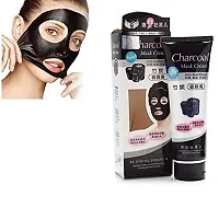 Zhunmun Charcoal Mask Anti-Blackhead Oil-Control Mask Cream Pack of 2 (130 GMS)-thumb1