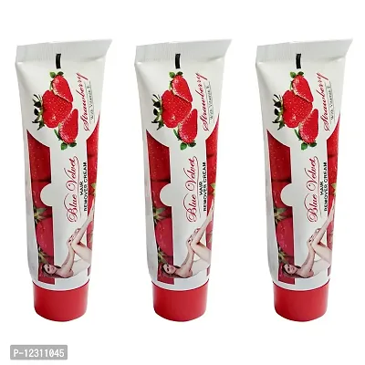 Red Ballons hair remover cream strawberry flavour for women, Ladies, girls, gents hair remover cream bikini line, arms Legs - 300 gm-thumb0