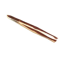 Red Ballons Tweezer Golden - Slant Tip Tweezers & Eyebrow Plucker for Upper Lip, Eyebrows & Blackhead - Pack of 2-thumb1