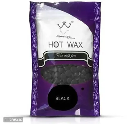 Red Ballons Hard Wax Bean -Women and men Hair Removal Hard Body Wax Beans for Face, Arm, Legs Hard Wax Beans No Strip Depilatory Pellet Waxing Bikini Hair Removal Brazilian Beans (Black)