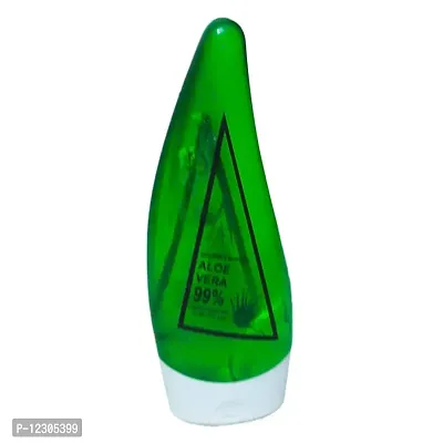 Zhunmun Alovera Gel Tube 99% Pure Aloe Vera Gel- Multipurpose for Skin and Hair Moisturizing (130 ml)