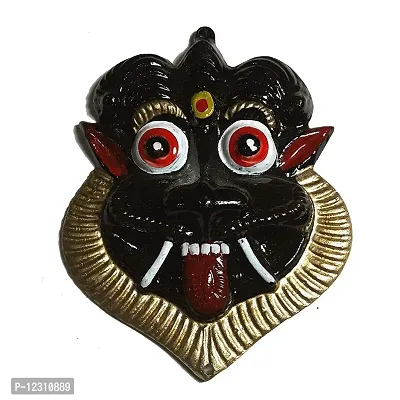 Zhunmun Nazar Battu Evil Eye Protector - Mahakal Face Mask Nazarbattu Najarbattu - Wall Hanging Nazar Suraksha Kawach Drishti Kavach for House, Office, Shops (Mini)