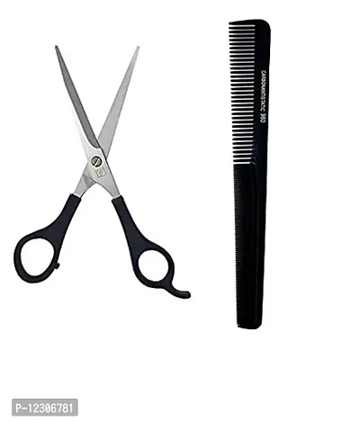 Zhunmun Hair Comb With Hair Cutting Scissor For Men And Women-thumb0