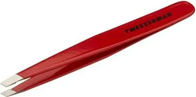 Zhunmun Tweezer Professional Slant Tip Tweezer Plucker for Eyebrow, Upper Lips, Blackhead Removal, Facial Hair For Women & Men, Pack of 2 - red Yellow-thumb2