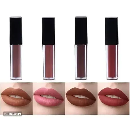 4 in 1 Sensational Liquid Matte Lipsticks Nude Edition For Girl's-thumb3