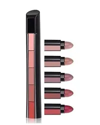 5 in 1 Fab Nude Lipstick Matte with 4 Pcs Nude Liquid Mini Lipsticks-thumb2