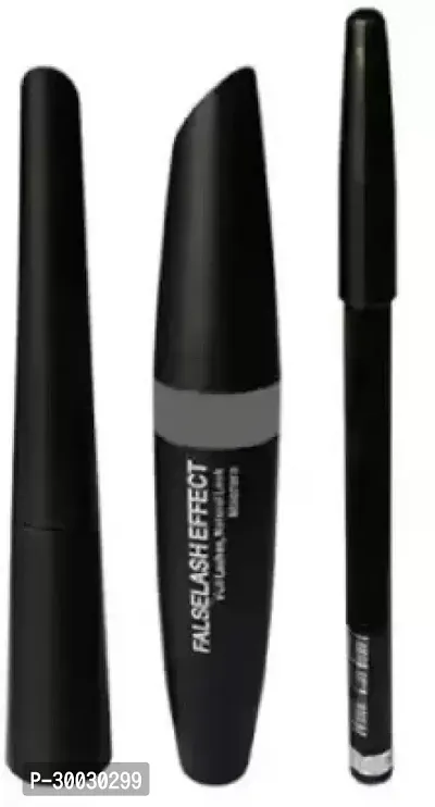 Combo of 2 in1 Music Flower Gel Eyeliner with 3 in 1 False Lash Effect-thumb3