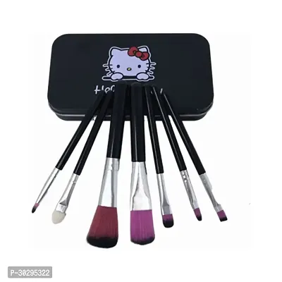 7 Pcs of Hello Kitty Makeup Brushes Set