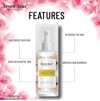 Face Moisturizing Rose Water Face Mist and Toner for Brighter and Hydrated Skin, Oil-Control-thumb2