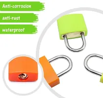 Xingli Pad Coloured Small (Orange)Luggage Locks Metal Padlocks Travel Lock for suitcases Baggage-thumb3
