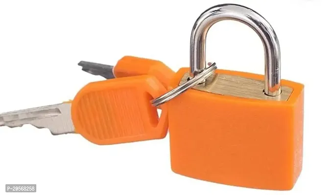Xingli Pad Coloured Small (Orange)Luggage Locks Metal Padlocks Travel Lock for suitcases Baggage-thumb0
