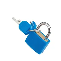 Xingli Pad Coloured Small (Sky Blue)Luggage Locks Metal Padlocks Travel Lock for suitcases Baggage-thumb3