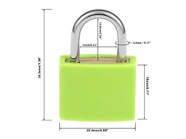 Xingli Pad Coloured Small (Green)Luggage Locks Metal Padlocks Travel Lock for suitcases Baggage-thumb1