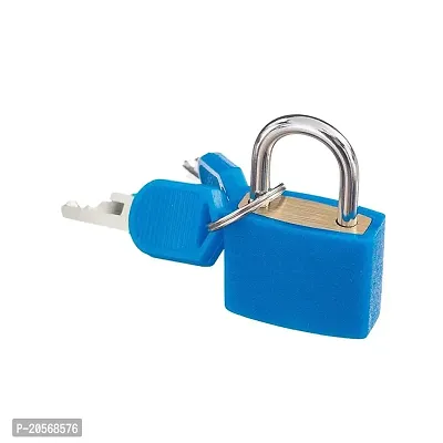 Xingli Pad Coloured Small (Sky Blue)Luggage Locks Metal Padlocks Travel Lock for suitcases Baggage-thumb5