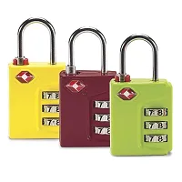 3-Digit (RED) Dial Lock for suitcases, lockers, Filling cabinets, toolboxes and Bags.-thumb3