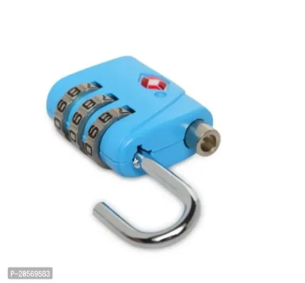 TSA 3-Digit (Sky Blue) Dial Lock for suitcases, lockers, Filling cabinets, toolboxes and Bags.-thumb3