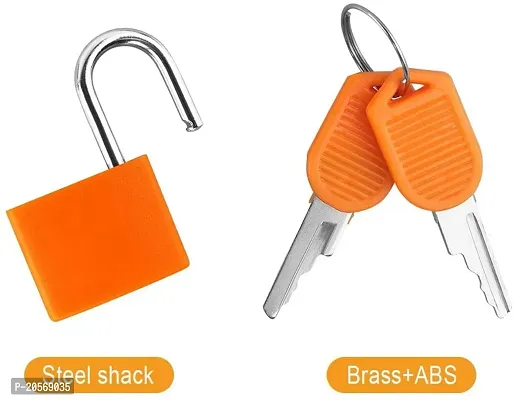 Xingli Pad Coloured Big (Orange)Luggage Locks Metal Padlocks Travel Lock for suitcases Baggage-thumb4