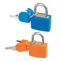 Xingli Pad Coloured Small (Orange)Luggage Locks Metal Padlocks Travel Lock for suitcases Baggage-thumb4