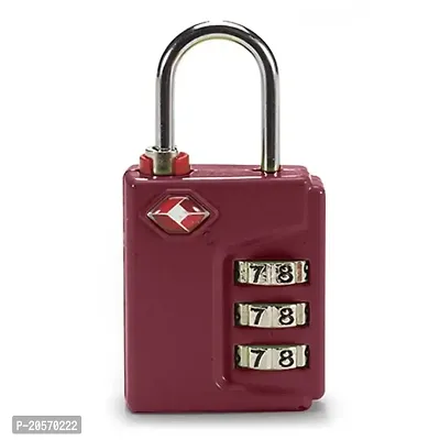 3-Digit (RED) Dial Lock for suitcases, lockers, Filling cabinets, toolboxes and Bags.-thumb2