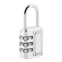 Xingli Steel 3 Digit (Medium) Save and Lock Your Luggage Steel Lock 3Digit Safe PIN Hand Bag Shaped Combination Padlock-thumb3