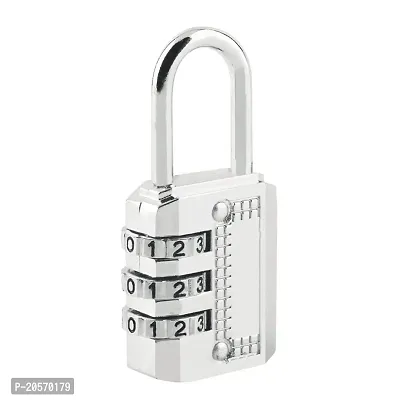 Xingli Steel 3 Digit (Medium) Save and Lock Your Luggage Steel Lock 3Digit Safe PIN Hand Bag Shaped Combination Padlock-thumb4