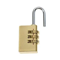 Xingli 3 Digit Golden Small Digital Door Lock Code Change, Password Door Digital Lock, Travel time Luggage Lock-thumb4