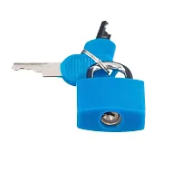 Xingli Pad Coloured Small (Sky Blue)Luggage Locks Metal Padlocks Travel Lock for suitcases Baggage-thumb1