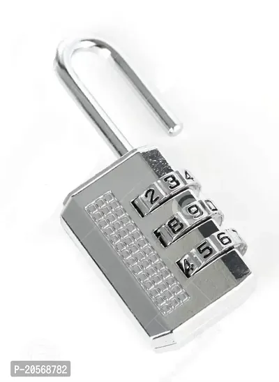 Xingli Steel 3 Digit (Small) Save and Lock Your Luggage Steel Lock 3Digit Safe PIN Hand Bag Shaped Combination Padlock