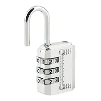 Xingli Steel 3 Digit (Medium) Save and Lock Your Luggage Steel Lock 3Digit Safe PIN Hand Bag Shaped Combination Padlock-thumb1