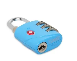 TSA 3-Digit (Sky Blue) Dial Lock for suitcases, lockers, Filling cabinets, toolboxes and Bags.-thumb4