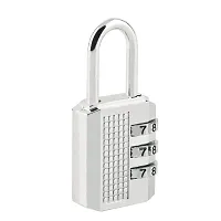 Xingli Steel 3 Digit (Medium) Save and Lock Your Luggage Steel Lock 3Digit Safe PIN Hand Bag Shaped Combination Padlock-thumb2