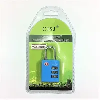 TSA 3-Digit (Sky Blue) Dial Lock for suitcases, lockers, Filling cabinets, toolboxes and Bags.-thumb3