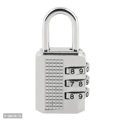 Xingli Steel 3 Digit (Medium) Save and Lock Your Luggage Steel Lock 3Digit Safe PIN Hand Bag Shaped Combination Padlock