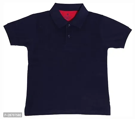 Stylish Fancy Cotton Polos T-Shirt For Boys-thumb0
