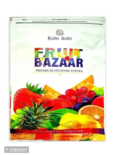 Riidhi Siidhi Fruit Bazaar Dry Dhoop Sticks, Pack Of 1, Pooja Dhoop, Different Fruit Dhoop Fragrance-thumb2