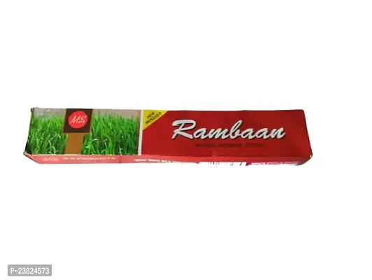 Rambaan Mosquito/Machhar Repellent Herbal Incense Sticks Premium Agarbatti For Aroma And Smoke, Home Temple Worship, Peace And Harmony, Purification Pack Of 12 (10 Sticks Each Pouch)